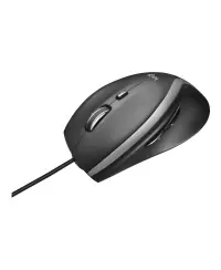 Logitech Advanced Corded Mouse M500s Optical Mouse, Wired, Black