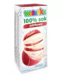 Sultys WOSANKA, obuolių skonio, 100%, 0,2l