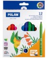 Flomasteriai MILAN CONIC, 12 spalvų