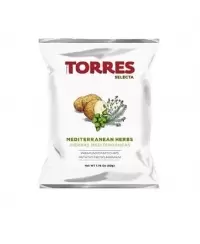 Bulvių traškučiai TORRES, su Viduržemio jūros žolelėmis, 150g