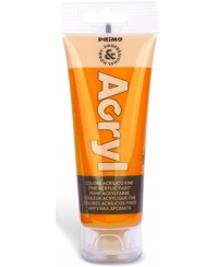 Akriliniai dažai PRIMO, oranžinės spalvos, 75 ml