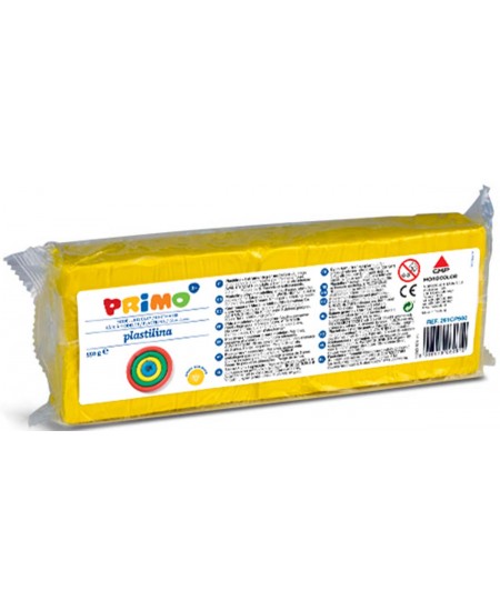 Plastilinas PRIMO, geltonos spalvos, 550 g