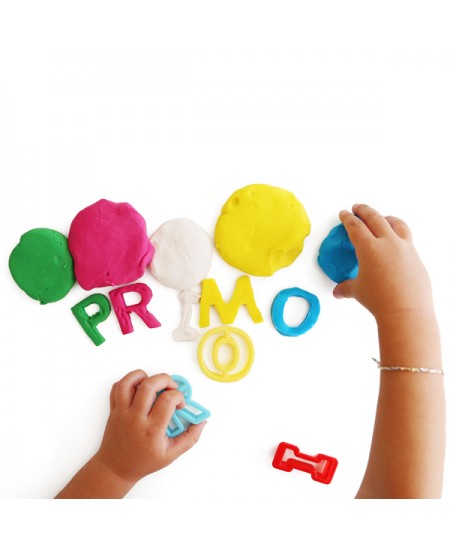 Modeliavimo rinkinys su formelėmis PRIMO ABC set, 8 spalvos
