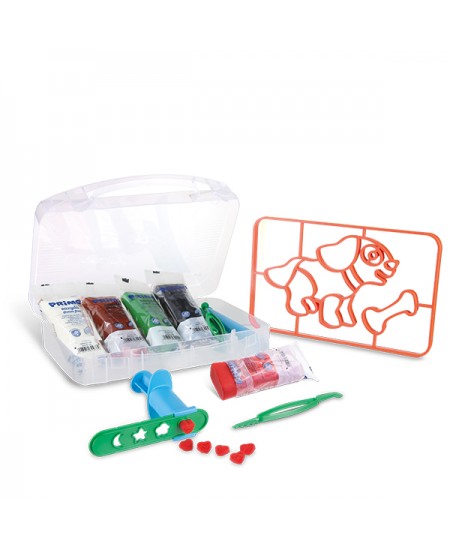 Modeliavimo rinkinys su formelėmis PRIMO Dog set, 5 spalvos