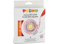 Flomasteriai tekstilei PRIMO, 8 spalvų