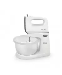 Philips Mixer  Viva Collection HR3745/00 Mixer with bowl, 450 W, Number of speeds 5, Turbo mode, White