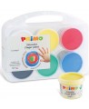 Dažai piešimui pirštais PRIMO, 6 spalvų x 100 g