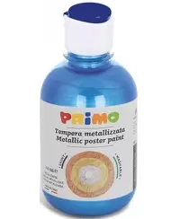Guašas PRIMO, ryškiai mėlynos metalizuotos spalvos, 300 ml