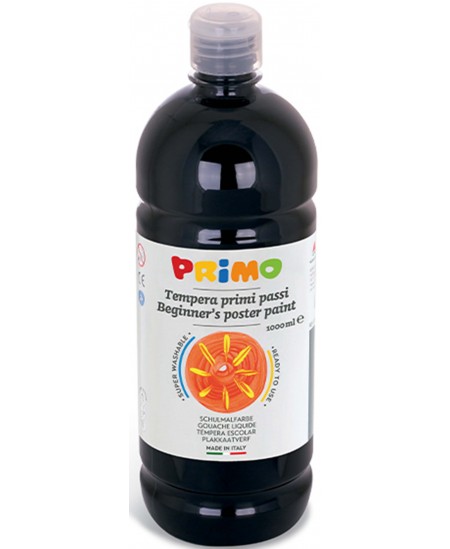 Guašas PRIMO, juodos spalvos, 1000 ml