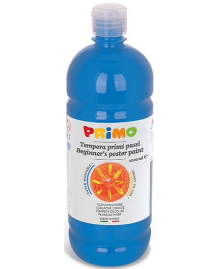 Guašas PRIMO, žydros spalvos, 1000 ml