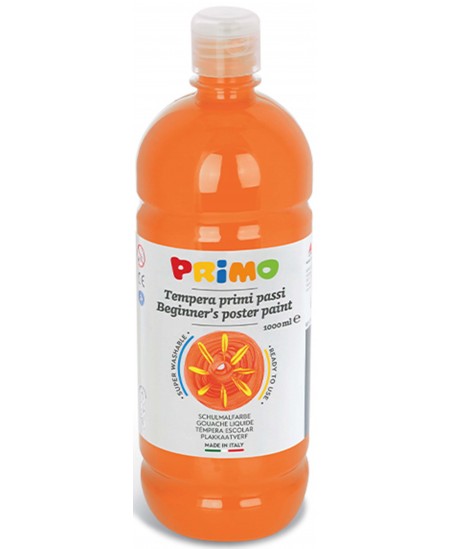 Guašas PRIMO, oranžinės spalvos, 1000 ml