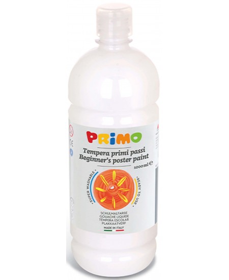 Guašas PRIMO, baltos spalvos, 1000 ml