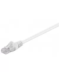 Goobay 68506 CAT 5e patch cable, U/UTP, white, 3 m