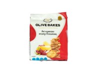 Duonos traškučiai OLIVE BAKES, paprikos skonio, 80 g