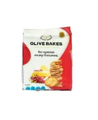 Duonos traškučiai OLIVE BAKES, paprikos skonio, 80 g