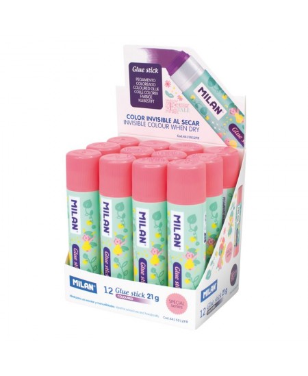 Pieštukiniai klijai MILAN Fairy Tale, 21 g, išnykstančios violetinės spalvos