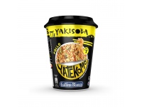 Greitai paruošiami makaronai YAKISOBA, vištienos skonio, puodelyje, 93 g