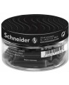 Rašalo kapsulės SCHNEIDER, plastikiniame indelyje, juodos, 30 vnt.