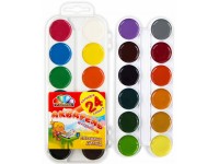 Akvarelė GAMMA Round pans, 24 spalvų