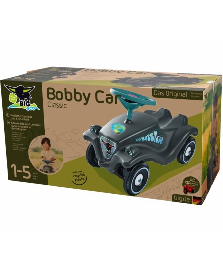 Paspiriama mašinėlė BIG Bobby Car Classic Eco, pilka