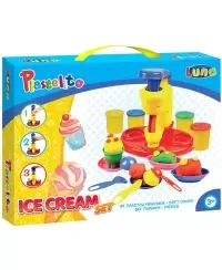 Modeliavimo rinkinys LUNA Multi Machine Ice Cream, 4 spalvų, su formelėmis