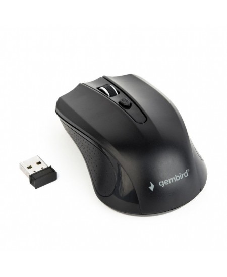 Gembird Mouse MUSW-4B-04 Standard, No, Black, Wireless, No,