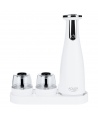 Adler Electric Salt and pepper grinder AD 4449w 7 W, Housing material ABS plastic, Lithium, Matte White