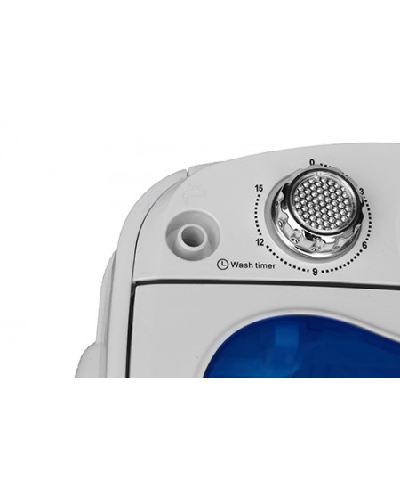 Adler Washing machine AD 8051 , Top loading, Washing capacity 3 kg, Unspecified RPM, Depth 37 cm, Width 38 cm, White/Blue