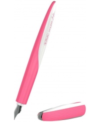 Plunksnakotis HERLITZ My Pen Style Indonesia Pink, rožinės/baltos spalvos korpusas