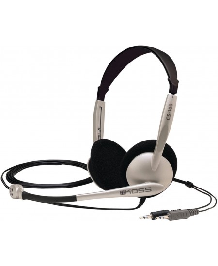 Koss Headphones CS100 Wired, On-Ear, Microphone, 3.5 mm, Black/Gold