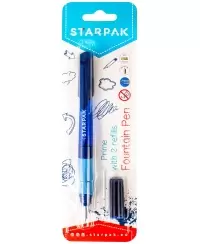 Plunksnakotis STARPAK Fountain Pen Prime, mėlynos spalvos korpusas, su 2 kapsulėmis
