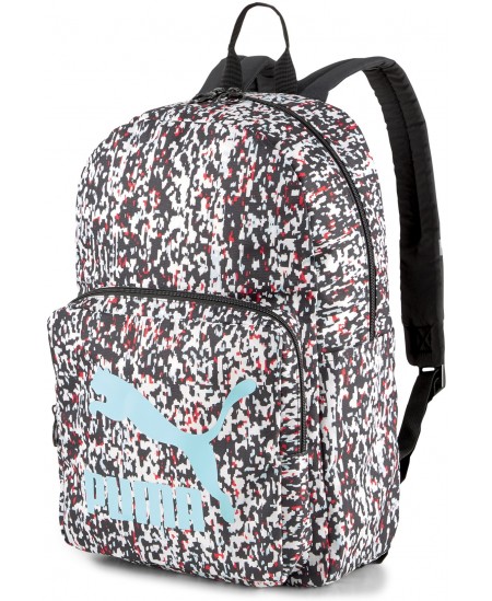 Puma Kuprinė Originals Urban Backpack White Black Red