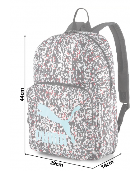 Puma Kuprinė Originals Urban Backpack White Black Red