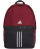 Adidas Kuprinė Classic Bp 3s Burgundy Black