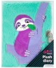Pliušinis dienoraštis STARPAK Sloth, A5