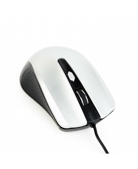 Gembird Mouse  MUS-4B-01-BS Standard, No, Black/ silver, No,