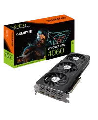 Gigabyte GV-N4060GAMING OC-8GD 1.0 NVIDIA, 8 GB, GeForce RTX 4060, GDDR6,  PCI-E 4.0, HDMI ports quantity 2, Memory clock speed 