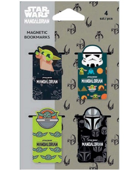 Magnetiniai skirtukai COOLPACK Mandalorian, 4 vnt.