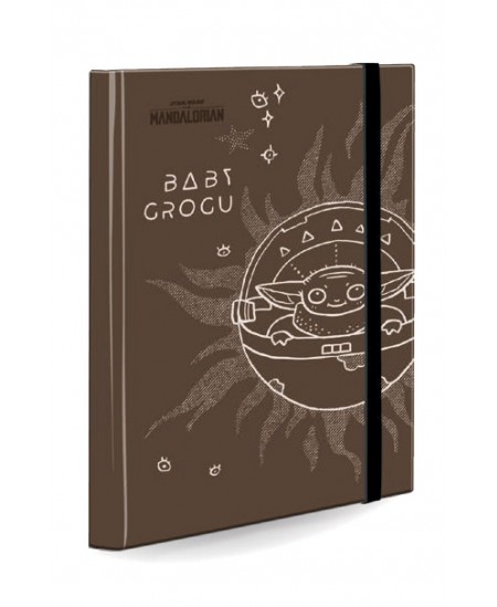 Aplankas su gumele COOLPACK Mandalorian, kartoninis, A4, 3 cm