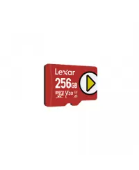 Lexar Play UHS-I MicroSDXC, 256 GB, Flash memory class 10, Red, 150 MB/s