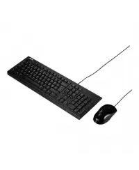 Asus U2000 Keyboard and Mouse Set,  Wired, Mouse included, EN, Black