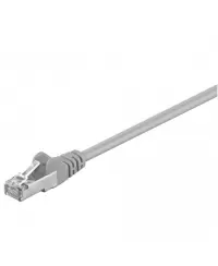 Goobay 50126 CAT 5e patchcable, F/UTP RJ45 male (8P8C), RJ45 male (8P8C), 0.5 m, Grey