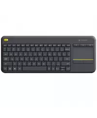 Logitech K400 Plus Keyboard with Trackpad, Wireless, NL, 380 g, USB port, Black