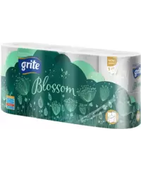 Buitinis tualetinis popierius GRITE Blossom, 8 ritiniai