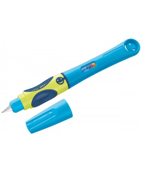 Plunksnakotis PELIKAN Griffix-4, dešiniarankiams, Neon Fresh Blue, blisteryje