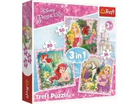 TREFL DISNEY PRINCESS 3 dėlionių rinkinys „Princesės“