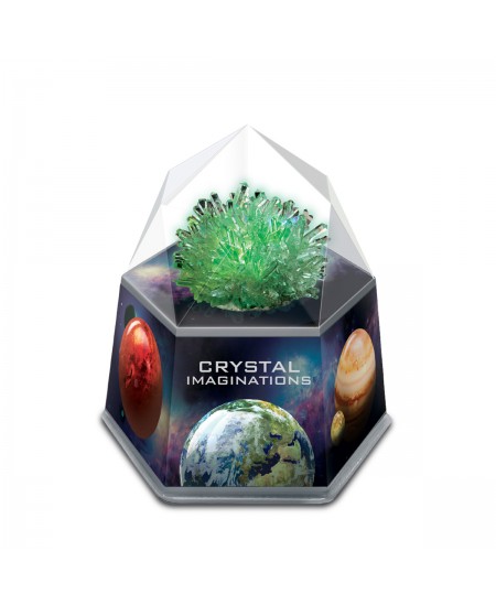 Kristalų auginimas 4M: žali kristalai