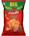 Bulvių traškučiai ESTRELLA, vingiuoto pjaustymo, aštraus pomidorų skonio, 250 g