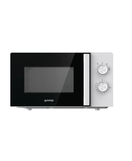 Gorenje Microwave Oven MO20E1WH Free standing, 20 L, 800 W, Grill, White