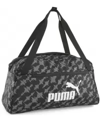 Puma Sportinis Krepšys Phase Aop Sports Bag Grey Black 079950 01